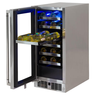 Lynx 15-Inch 24 Bottle Left Hinge Outdoor Rated Wine Cellar - LN15WINEL